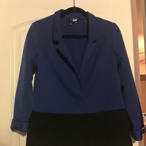 Blue & black blazer